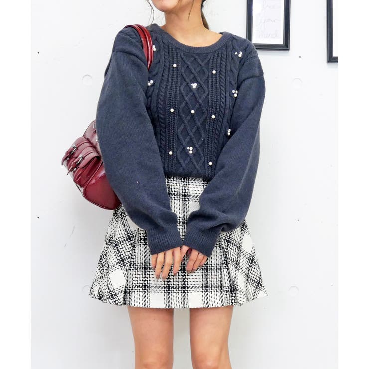 ビジュケーブルニット | FUN | 詳細画像8 