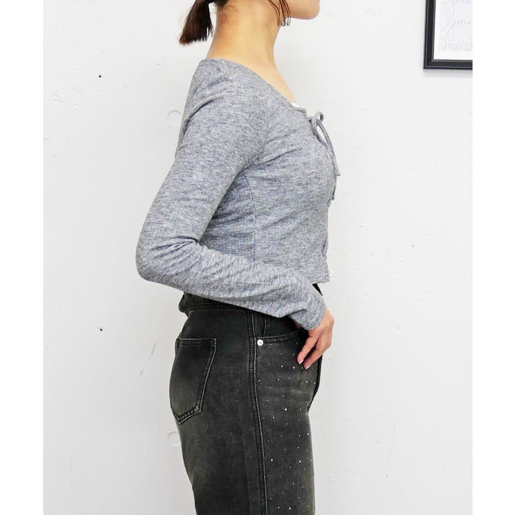 レースレイヤードプルオーバー | FUN | 詳細画像2 