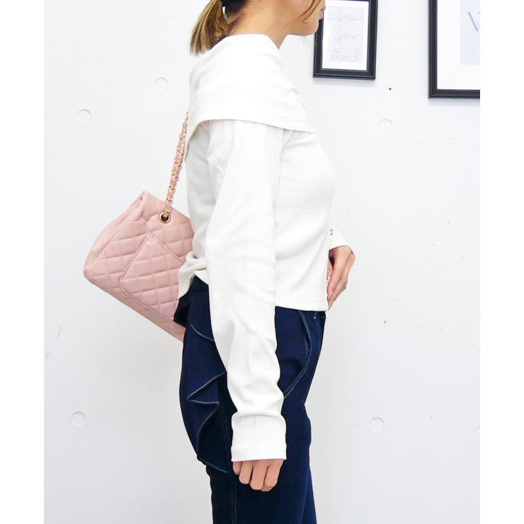 ボタンオフショルカットソー | FUN | 詳細画像2 