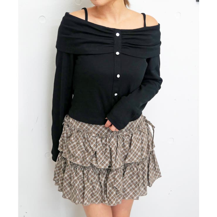 ボタンオフショルカットソー | FUN | 詳細画像6 