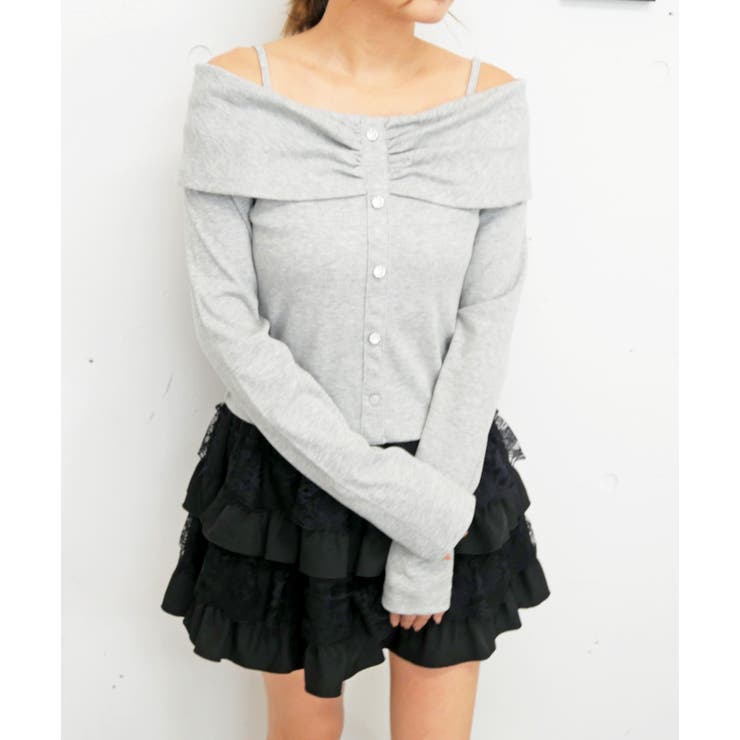 ボタンオフショルカットソー | FUN | 詳細画像7 