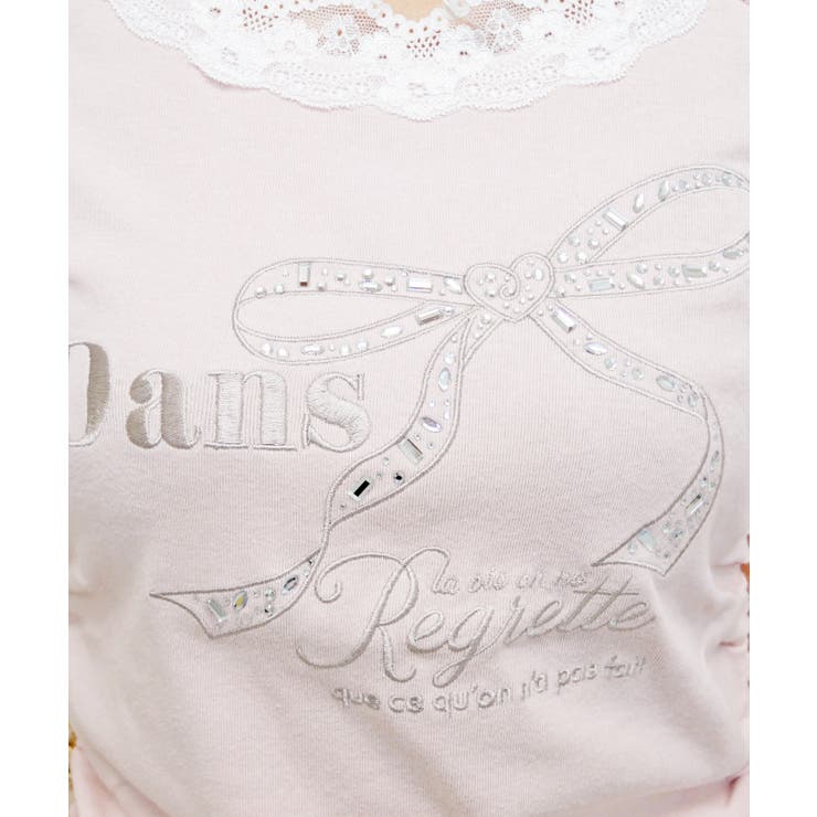 ストーンリボンカットソー | FUN | 詳細画像5 