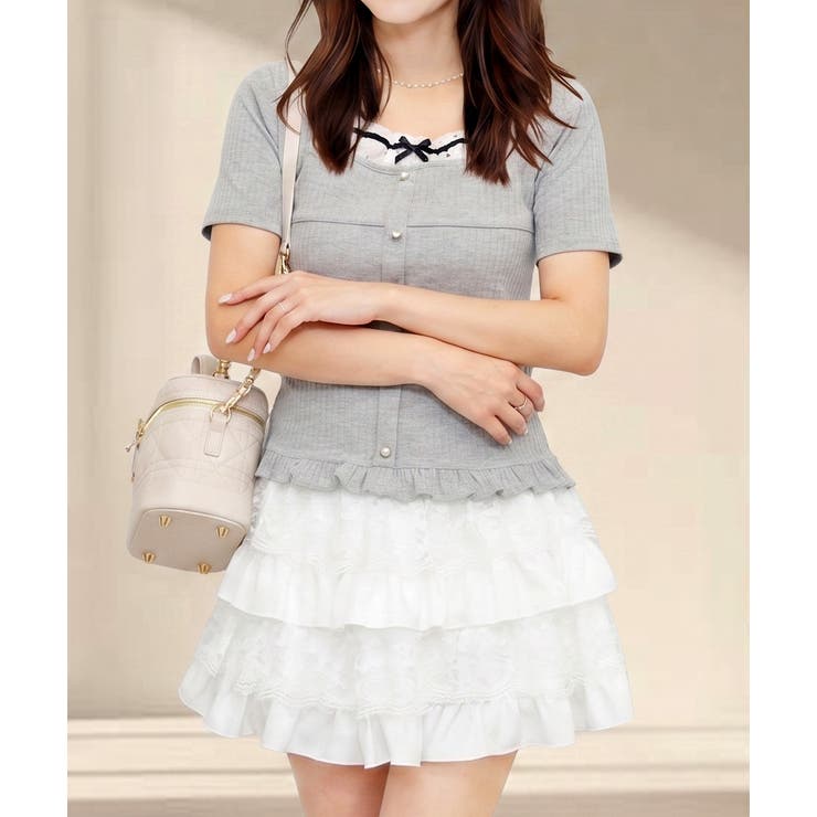 ドッキングフリルプルオーバー | FUN | 詳細画像1 