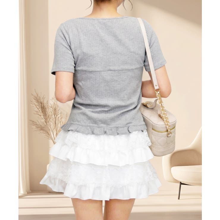 ドッキングフリルプルオーバー | FUN | 詳細画像3 