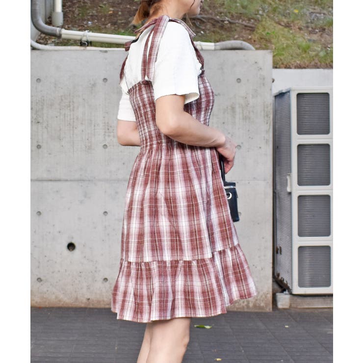☆美品☆TO BE CHIC 【ウォシャブル】ストレッチチェックチュニック 46 ☆美品☆TO BE CHIC 【ウォシャブル】ストレッチチェック