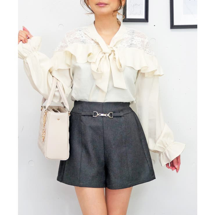 アイボリー | レースキリカエブラウス | FUN