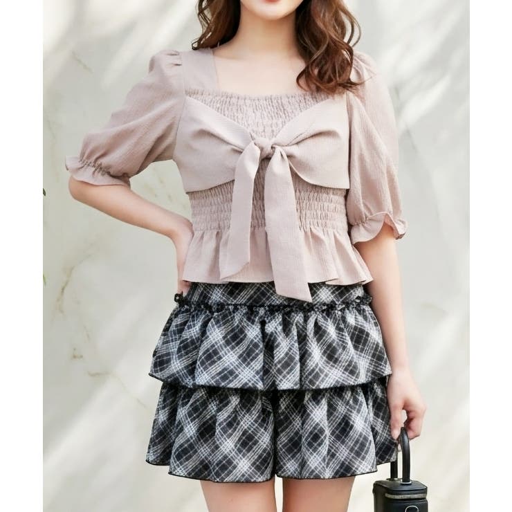 リボンブラウス | FUN | 詳細画像1 