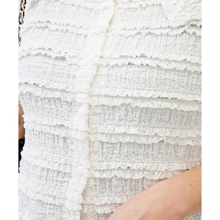 レースエリブラウス | FUN | 詳細画像4 