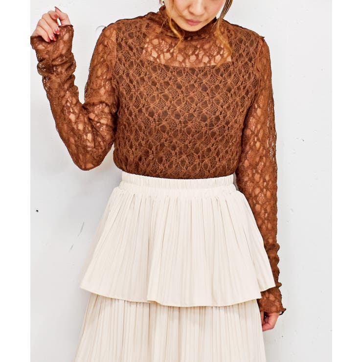 レースボトルネックプルオーバー | FUN | 詳細画像5 