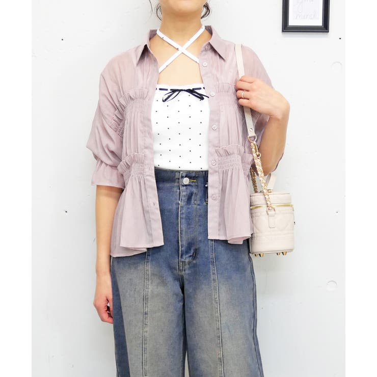 シアーフリルブラウス | FUN | 詳細画像5 