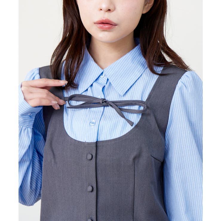 ドッキングリボンブラウス | FUN | 詳細画像4 
