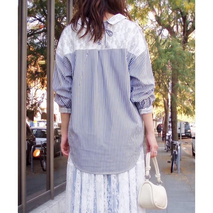 レースハリツケブラウス | FUN | 詳細画像3 