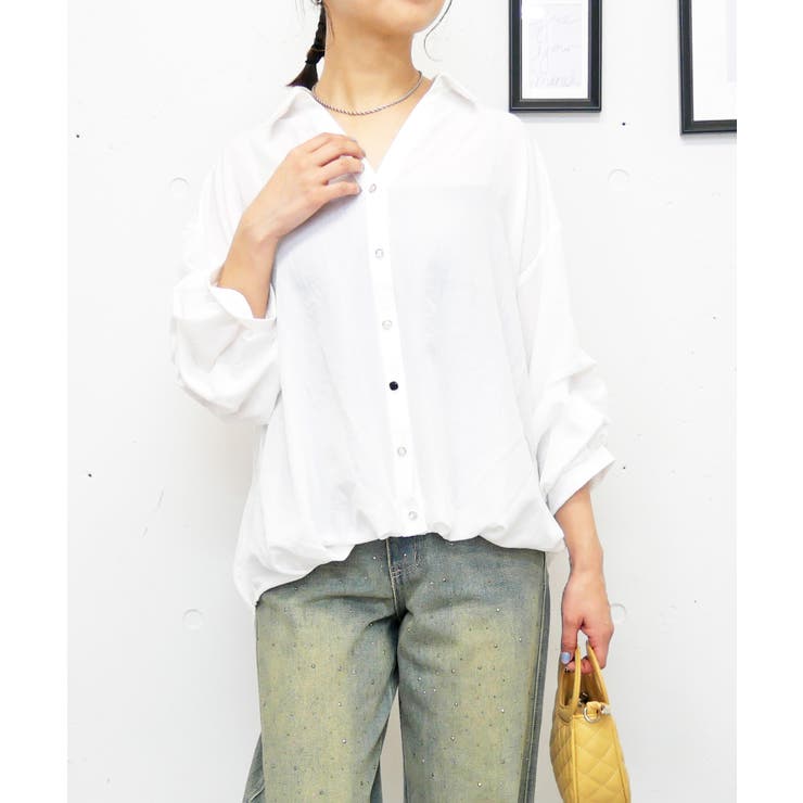 レースハリツケブラウス | FUN | 詳細画像7 