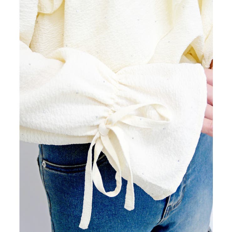 ストーンフリルブラウス | FUN | 詳細画像5 