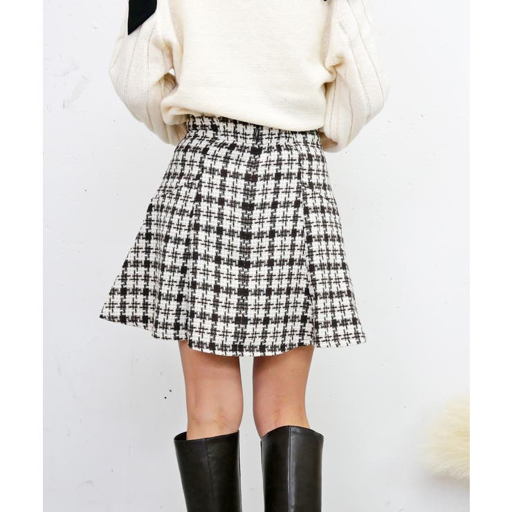 ツイードビットスカート | FUN | 詳細画像3 