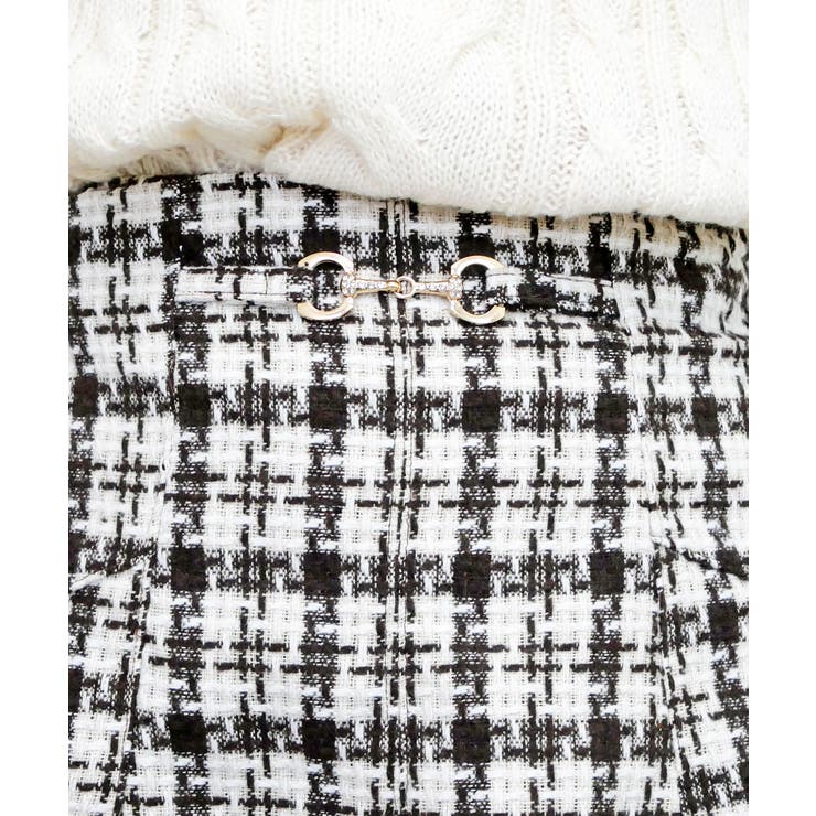 ツイードビットスカート | FUN | 詳細画像4 