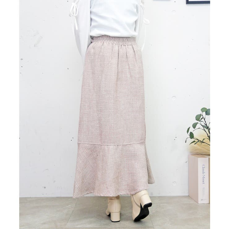 ツイードマーメイドスカート | FUN | 詳細画像4 