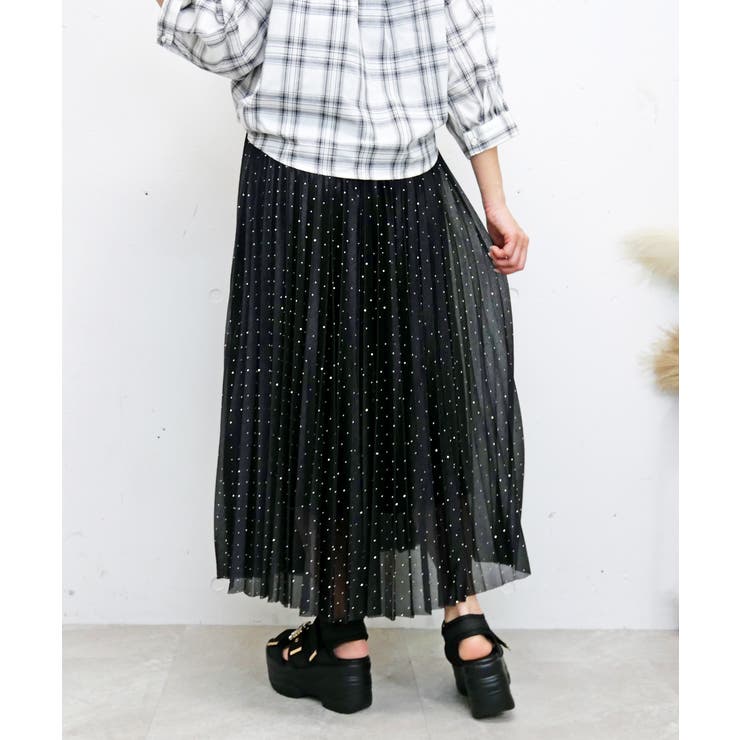 ジルコンプリーツスカート | FUN | 詳細画像2 