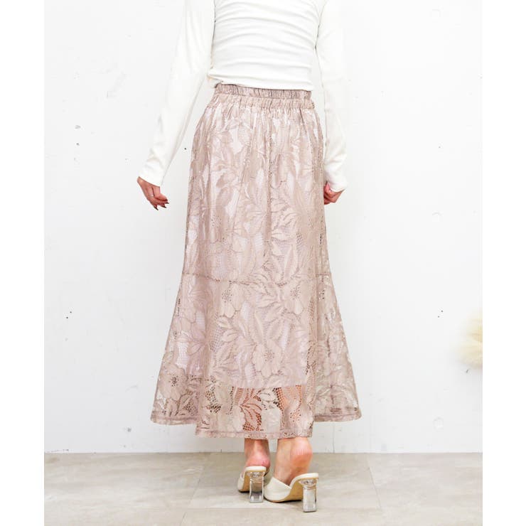 レースマーメイドスカート | FUN | 詳細画像3 