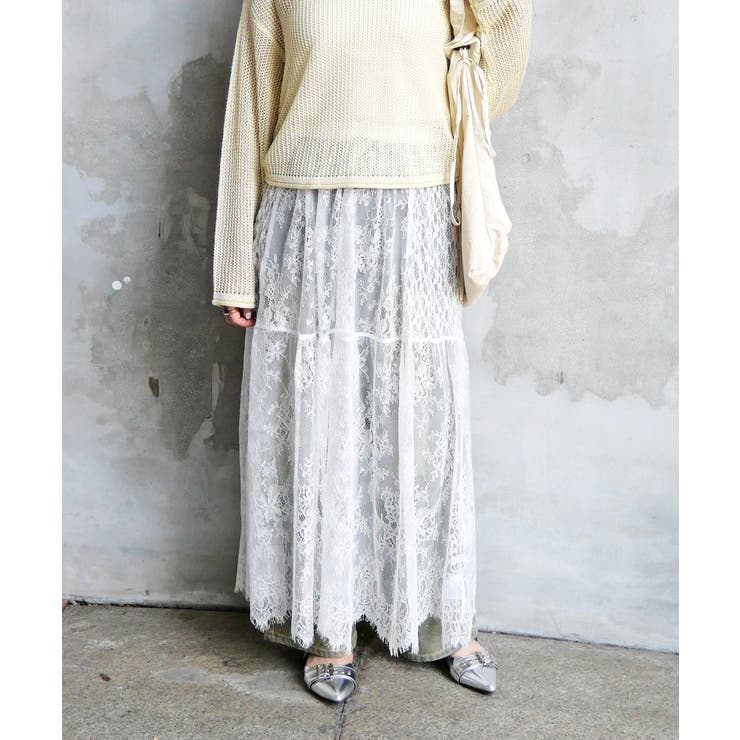 ヒゲレーススカート | FUN | 詳細画像1 