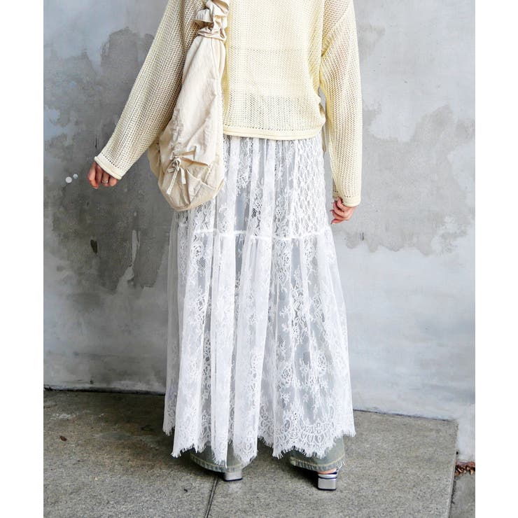 ヒゲレーススカート | FUN | 詳細画像3 