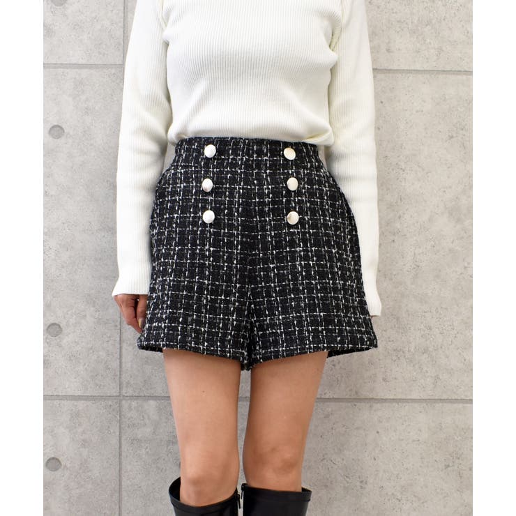 ツイードキュロット | FUN | 詳細画像4 