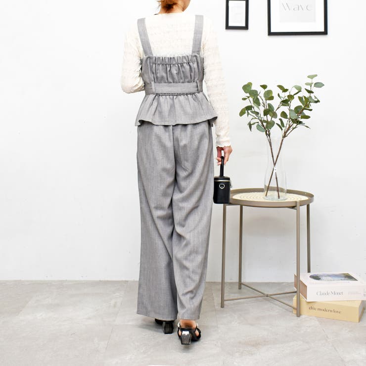 ビスチェ セットアップ まとめ売り Lajour｜ビスチェ&ワイドパンツセットアップ | Rakuten Fashion