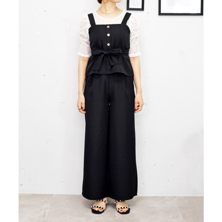 HELLO.SANFRANCISCO オーバーレース ビスチェ パンツ　セット CIAOPANIC（チャオパニック）の「【HELLO.SANFRANCISCO