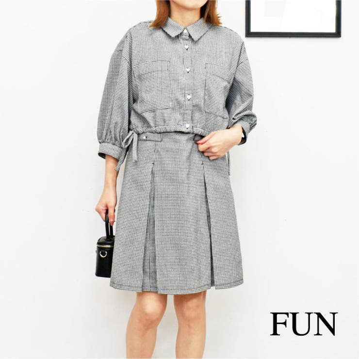ミニワンピースセットアップ[品番：TRNW0001033]｜FUN（ファン