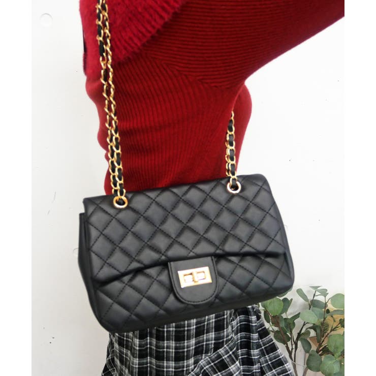 ブラック | チェーン2WAYショルダー | FUN