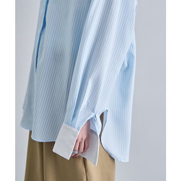 ダブルカラーストライプシャツ | futier land | 詳細画像27 