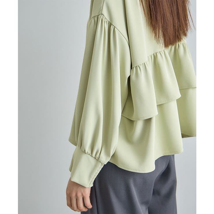 バックフリルブラウス | futier land | 詳細画像9 