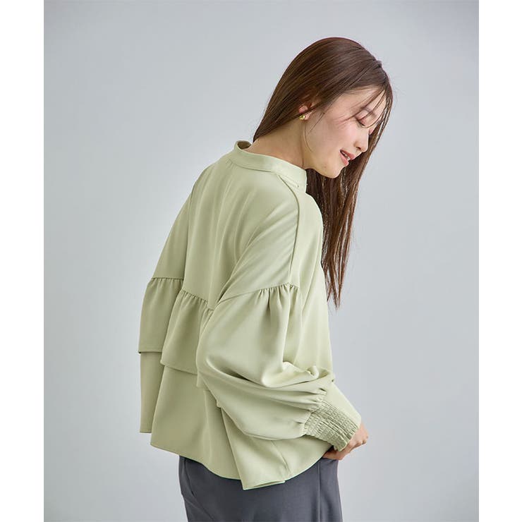 バックフリルブラウス | futier land | 詳細画像10 