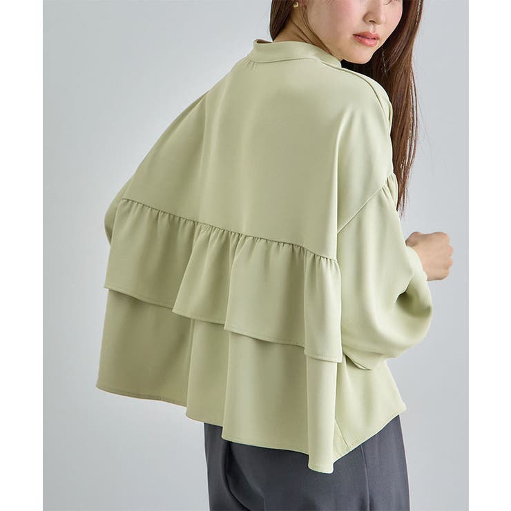 バックフリルブラウス | futier land | 詳細画像8 