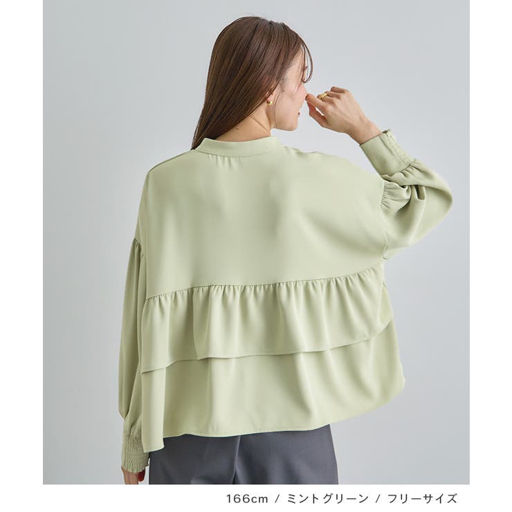 バックフリルブラウス | futier land | 詳細画像3 