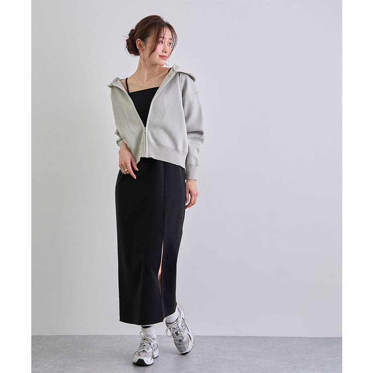 フード刺繍ニットパーカー | futier land | 詳細画像13 