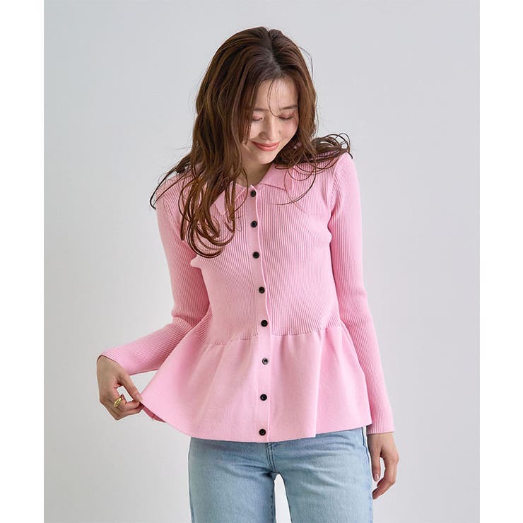 春新色追加！上品な大人へ。ペプラムリブニット | futier land | 詳細画像2 