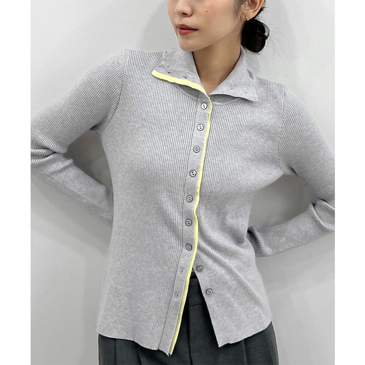 ボタンデザインタートルニット | futier land | 詳細画像8 