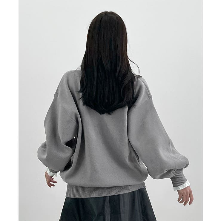 配色レイヤード風ニット | futier land | 詳細画像10 