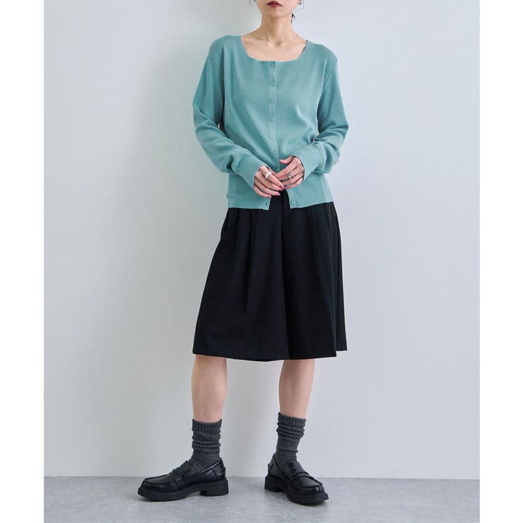 スクエアニットカーディガン | futier land | 詳細画像17 