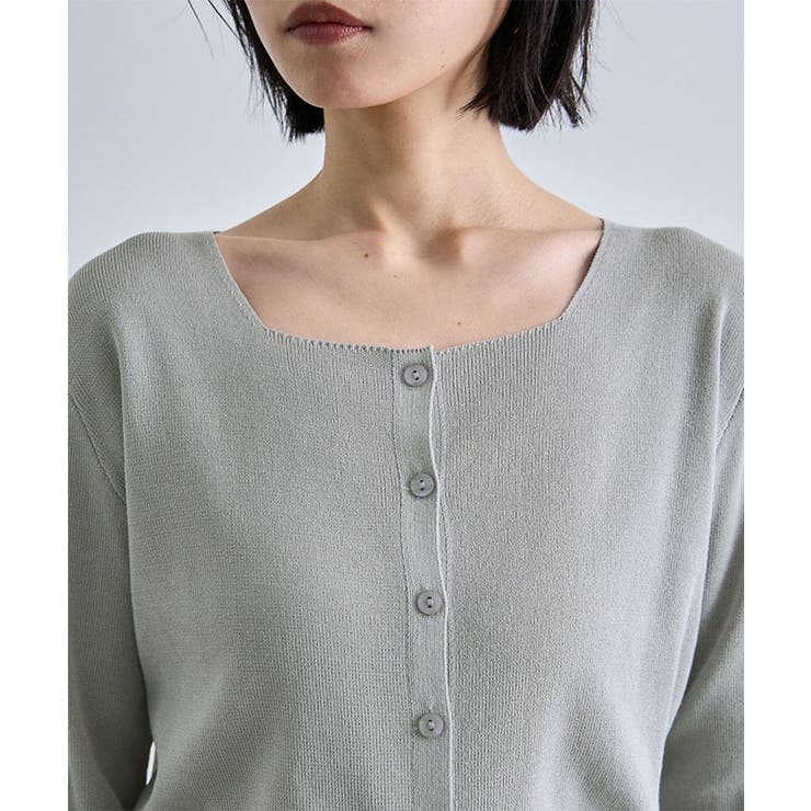 スクエアニットカーディガン | futier land | 詳細画像22 