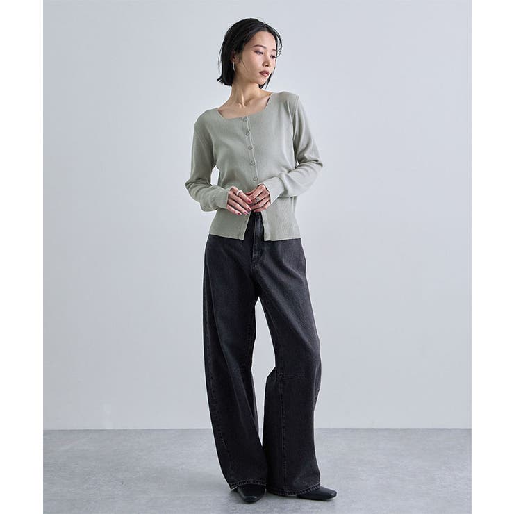 スクエアニットカーディガン | futier land | 詳細画像27 