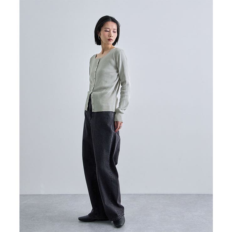 スクエアニットカーディガン | futier land | 詳細画像28 