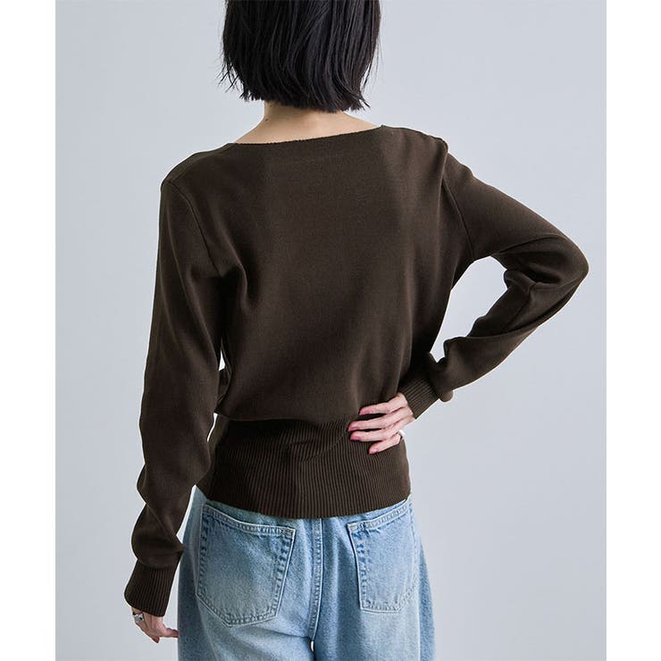 スクエアニットカーディガン | futier land | 詳細画像31 