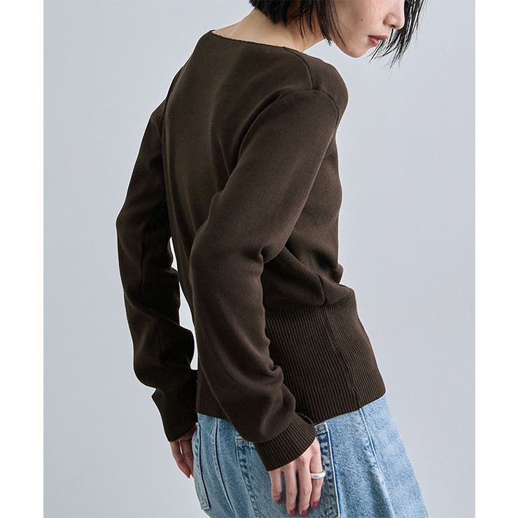 スクエアニットカーディガン | futier land | 詳細画像29 