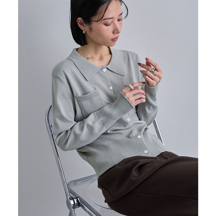 ポケット付きポロニット | futier land | 詳細画像23 