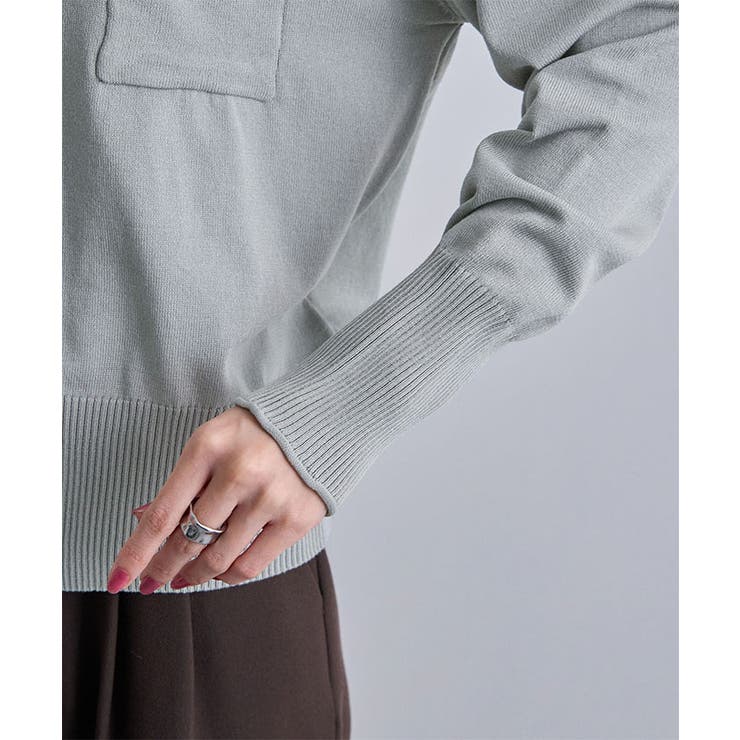 ポケット付きポロニット | futier land | 詳細画像25 