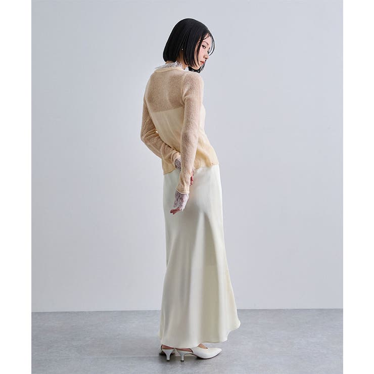 レースドッキングシアーカーディガン | futier land | 詳細画像11 