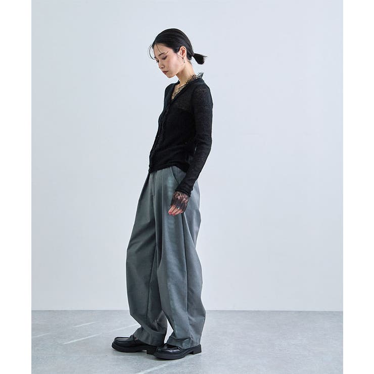 レースドッキングシアーカーディガン | futier land | 詳細画像12 