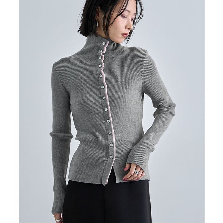 バイカラー2WAYニットトップス | futier land | 詳細画像15 